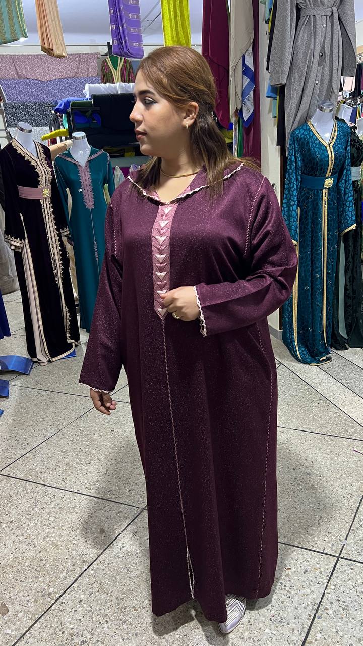 Djellaba moderne confectionnée à la main - Image 4