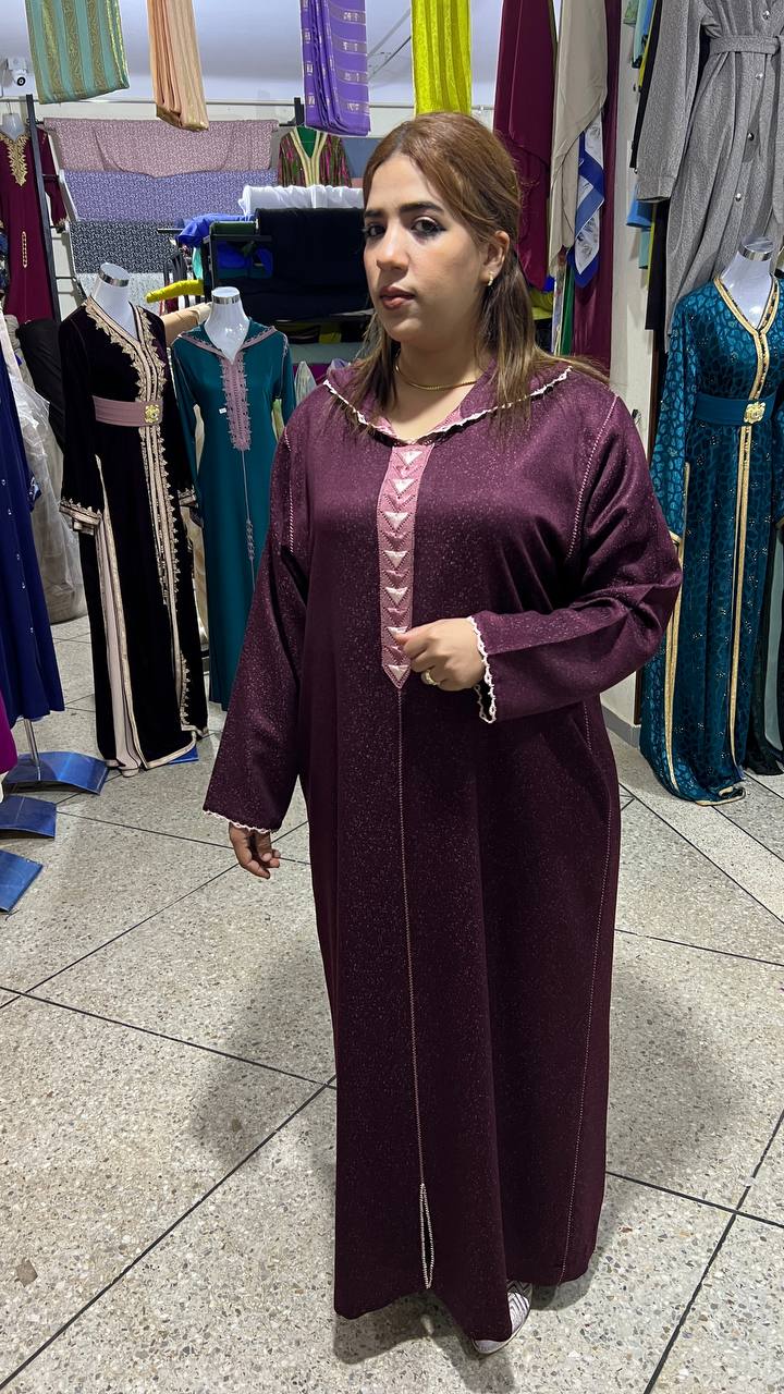 Djellaba moderne confectionnée à la main - Image 5