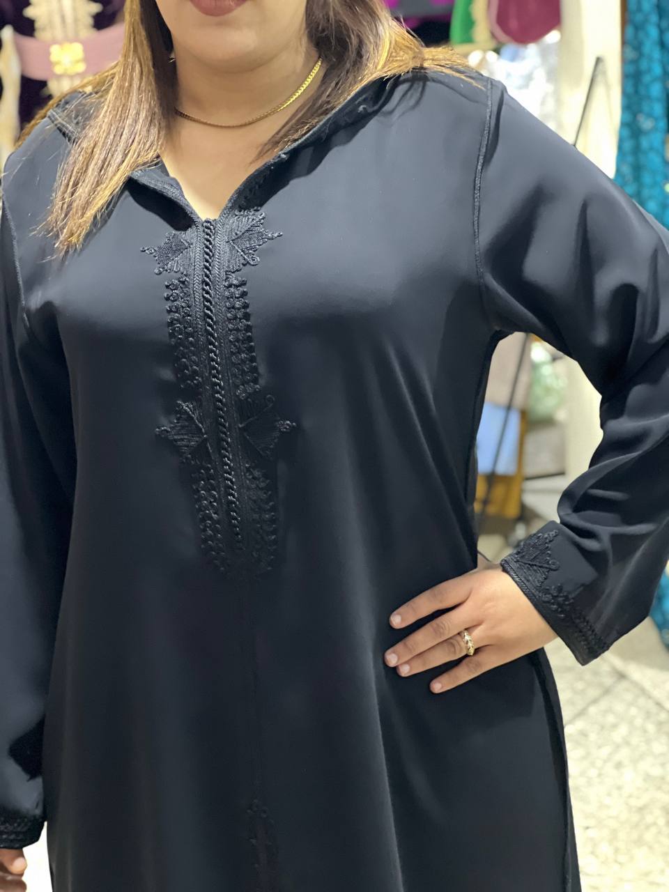 Djellaba moderne confectionnée à la main - Image 2